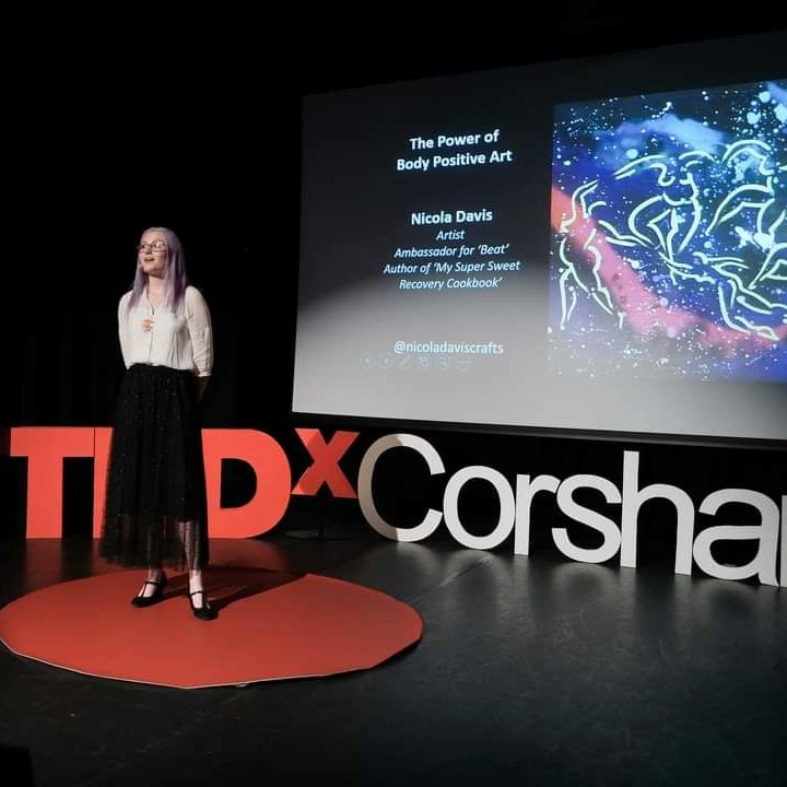 ndaviscrafts's tweet photo. Some shots from @TEDxCorsham, thank you @robauckland for the shots and @poundarts for hosting!
I'll let you all know when the video is up on @TEDTalks YouTube

To learn more about the work I do for @beatED click the link in my bio

#tedx #tedspeaker #tedtalk #mentalhealth #beat https://t.co/YfHKconPWk