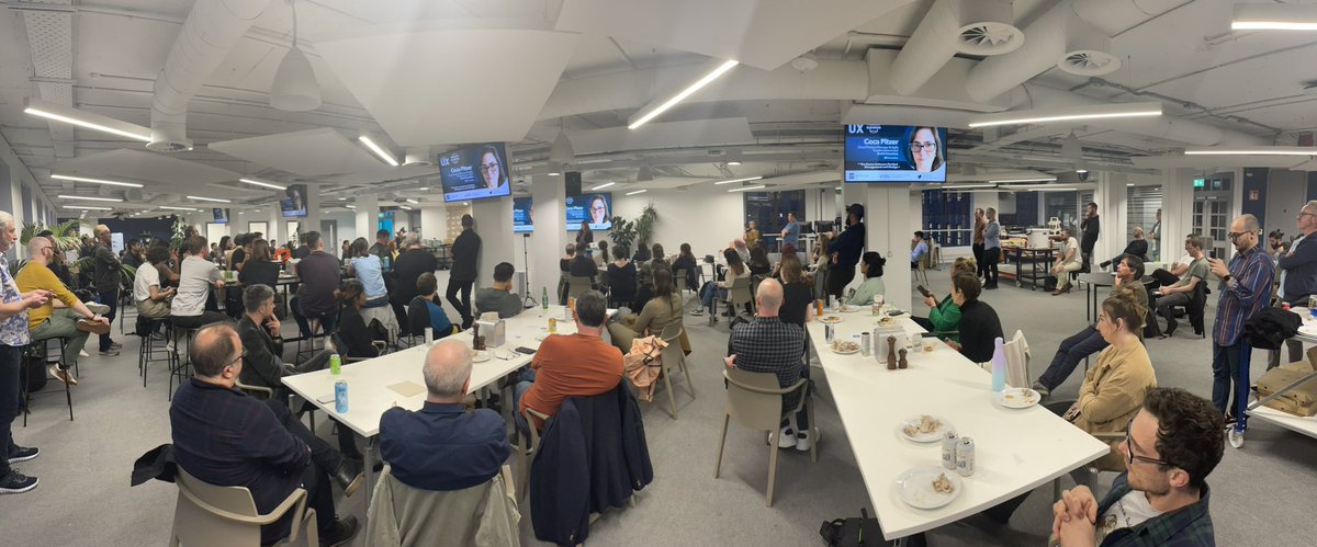 Dublin_UX's tweet photo. Great to welcome back over 100 guests tonight! https://t.co/ZiYaHTkspf