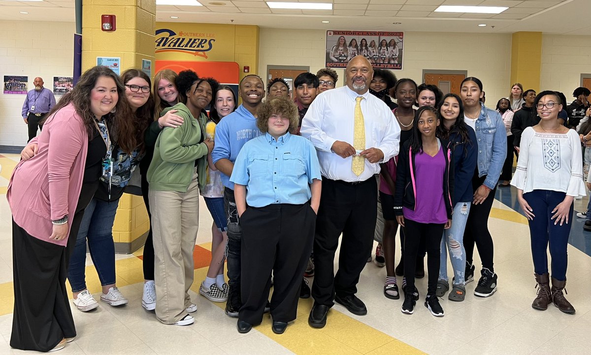 Singing Happy Birthday to the GOAT. Happy Birthday, Coach Gore!! #cavalierchorus #slhscavchorus