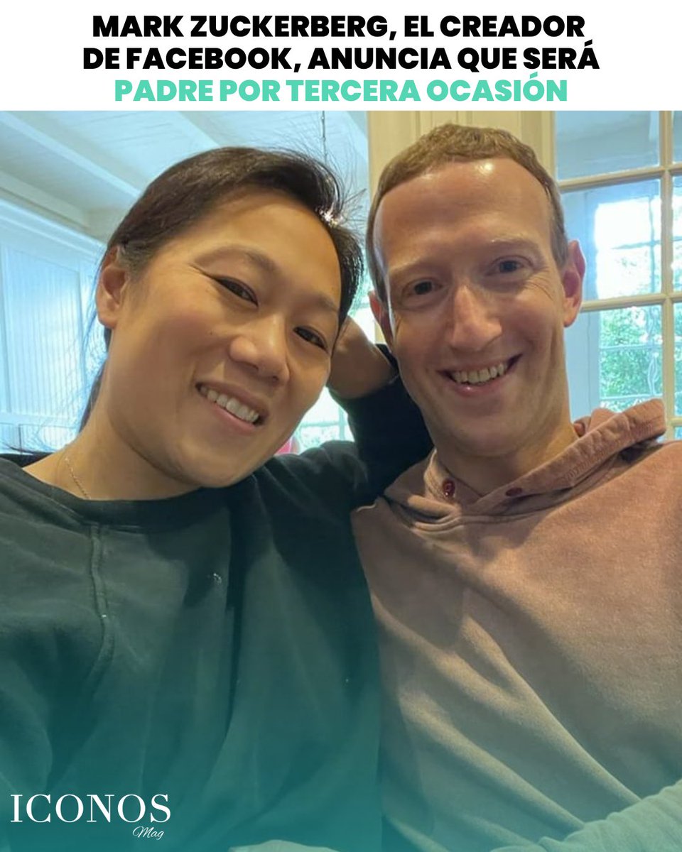 Continúa creciendo la familia, Mark el fundador de Meta (anteriormente Facebook) y su esposa Priscilla anuncian que esperan a su tercer hijo🥰

#MarkZuckerberg #PriscillaChan
