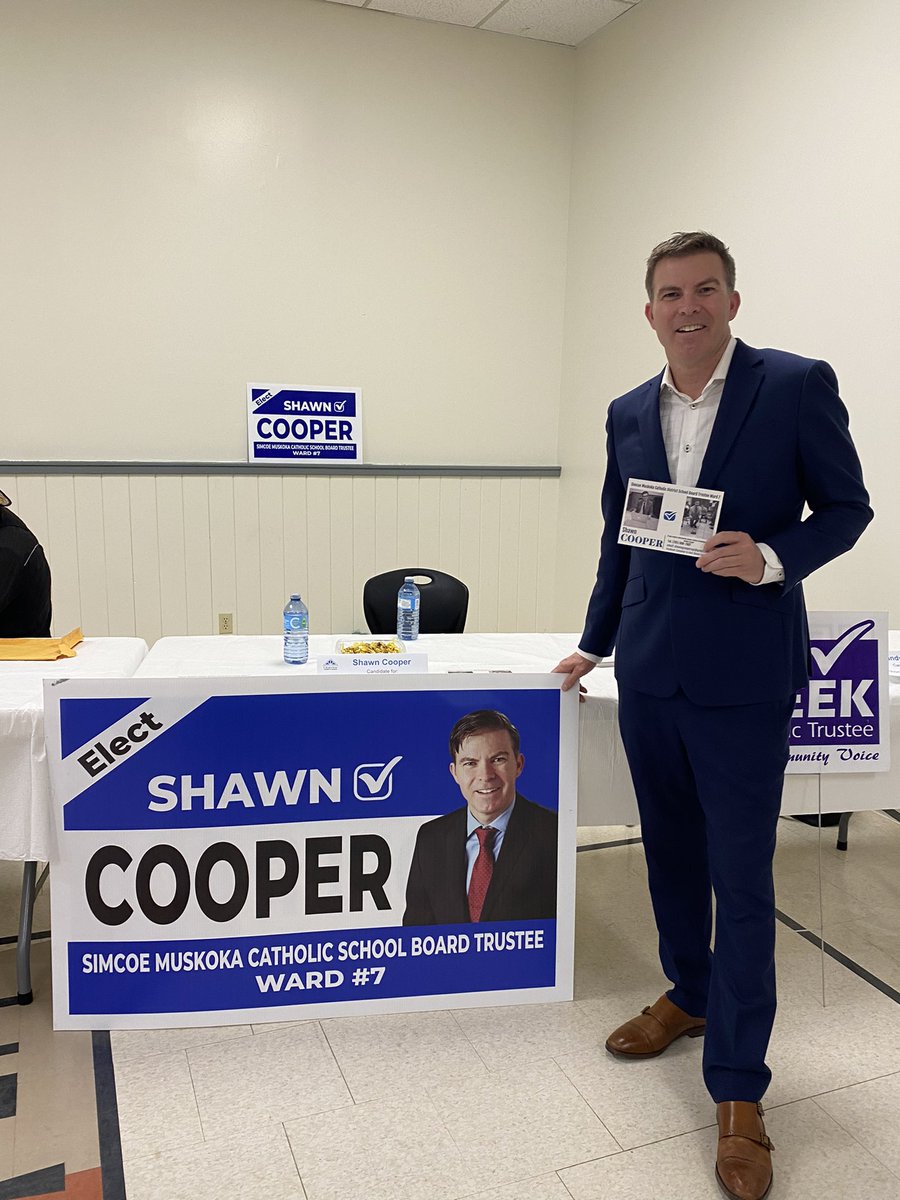 ShawnCoopersgc's tweet photo. Thank you @ClearviewCofC for hosting an evening w municipal candidates. #votecooper @SMCDSB #elections https://t.co/5ejpBhfjPl