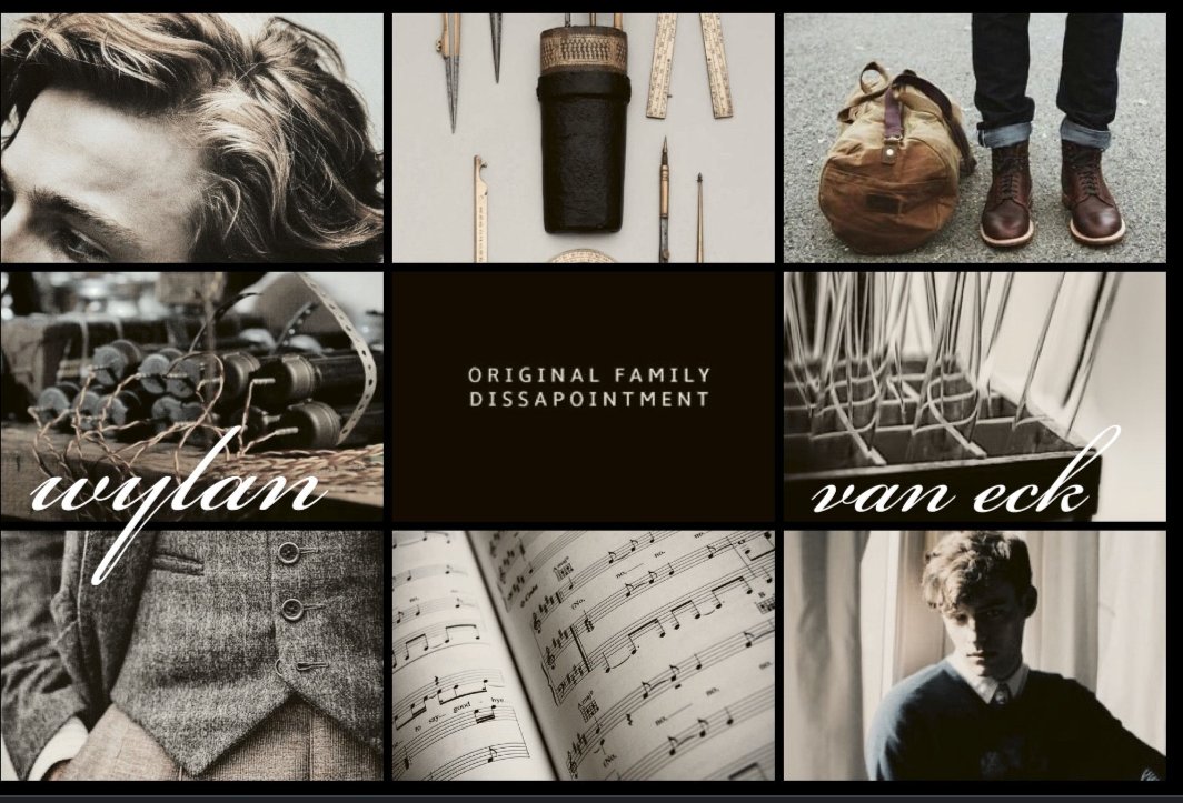 Six of crow rp potrayal for wylan van eck , oc and au charcater .
knowledge of demolitions, and music.
Not affiliated with Jack Wolfe.
From arcane accademy.
More info in pinned.