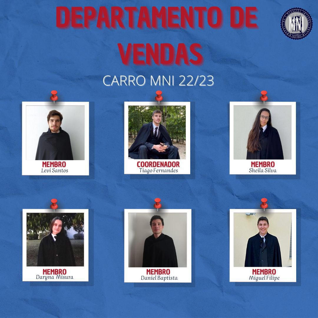 Mais um dia, mais uma apresentação dos membros do melhor carro! 👀

Apresentamos os membros do Departamento de Vendas!!😎🤩

Fica atento para conhecer o resto dos membros! ❤️💙

#mnifam #carromni