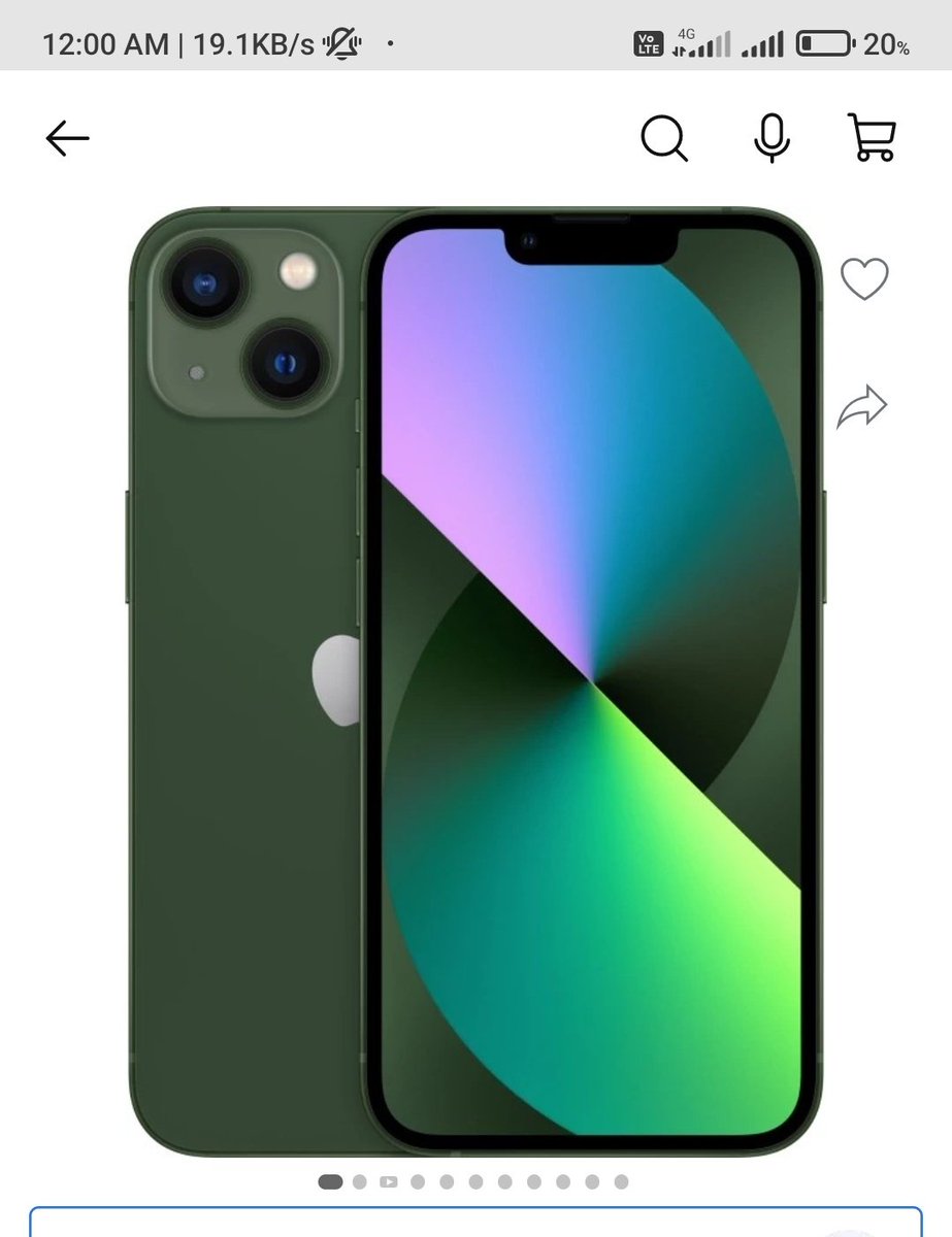 yabhishekhd's tweet photo. iPhone 13 at just ₹47,490 including all offers.
Link:Take a look at this APPLE iPhone 13 (Green, 128 GB) on Flipkart
https://t.co/WXnxMBOGRs https://t.co/vB317LPYeQ