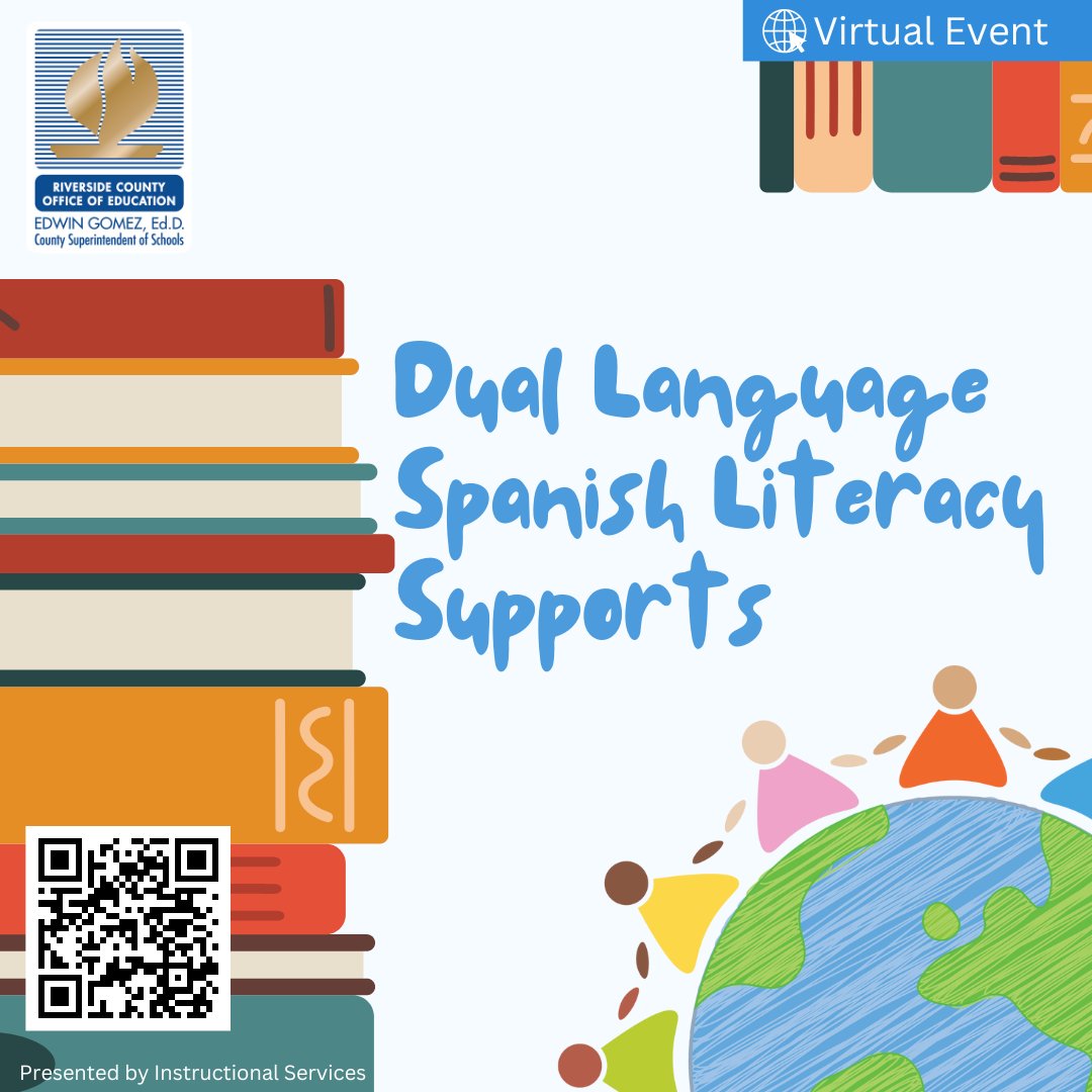 Come join Lisa Rivera in the Dual Language - Spanish Literacy Supports. To learn more, please see the flyer and registration links below:
drive.google.com/file/d/1N0-QIX… | rcoe.k12oms.org/485-218594