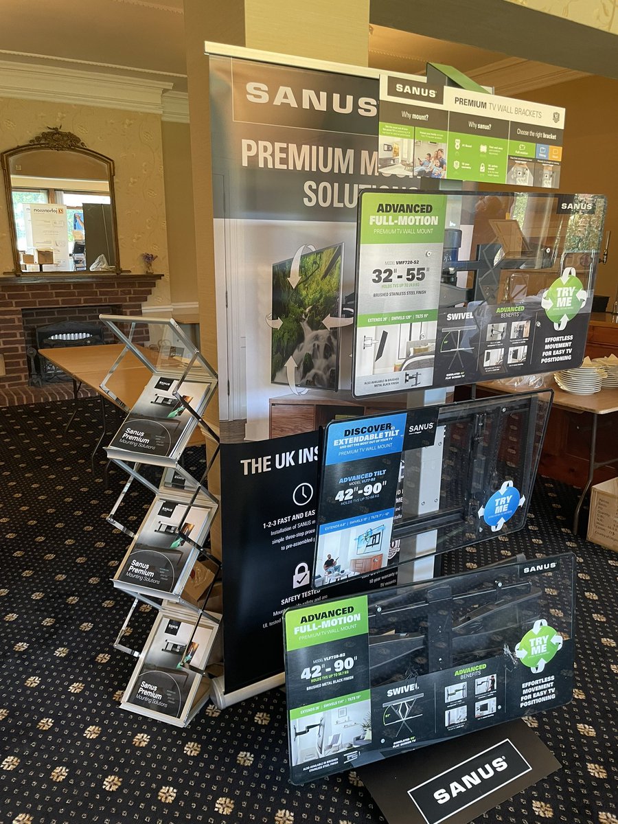 sanus_uk's tweet photo. Lively start to Eurosat Western Roadshow. Come down and chat all things Sanus @Eurosatwestern https://t.co/keOvwbEOBu