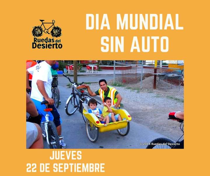 ruedasdesierto's tweet photo. Vamos a rodar en Día Mundial sin Auto
Jueves 22 de septiembre
Torre Eiffel de Gómez Palacio, 8 pm.
¡Invita a tus amigas y amigos!
@DGMATRC https://t.co/QL2k2azjsa