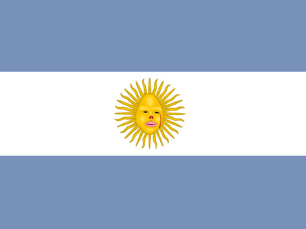 Myth Drop 🤌👺🚨😂

"The New Flag Of Argentina" 100/100 editions 2 #tezos

Collab with my friend <a href="/atMikeyWilson/">Mikey de la Crème</a> 

<a href="/objktcom/">objkt</a>

LINK BELOW