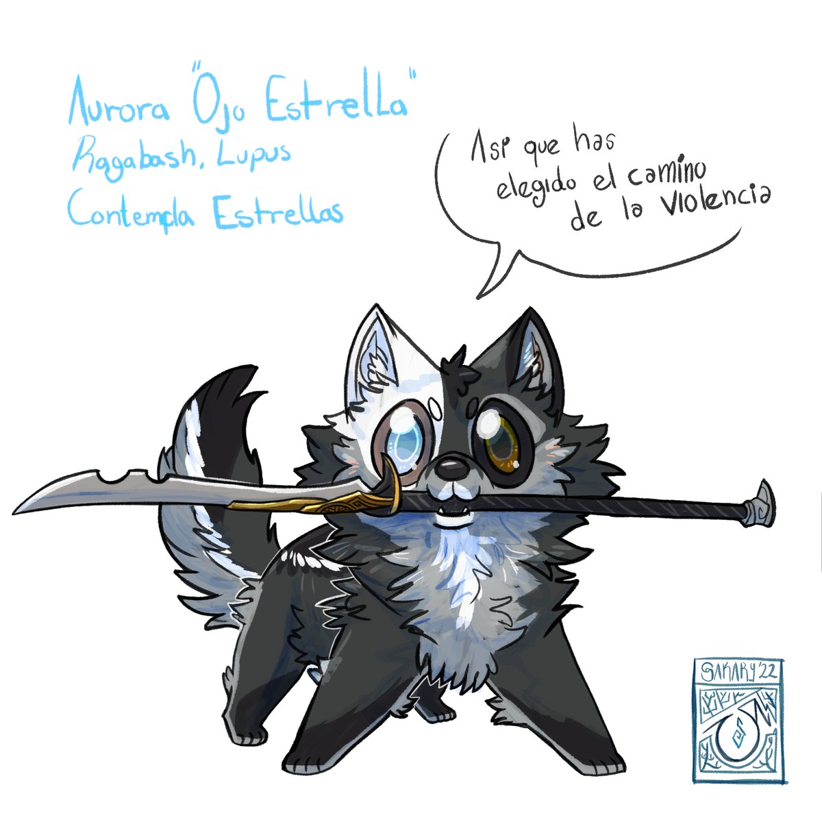 sakarys_art's tweet photo. Aurora "Ojo Estrella" personaje #Ragabash / #Lupus / #Contemplaestrellas de Crónicas de Rata un #Rol de #HombreLobo
Dirigido por @DukkVulpes Pueden Wacharlo en :
https://t.co/WktrTq1iT9 https://t.co/RlccxkS7IE