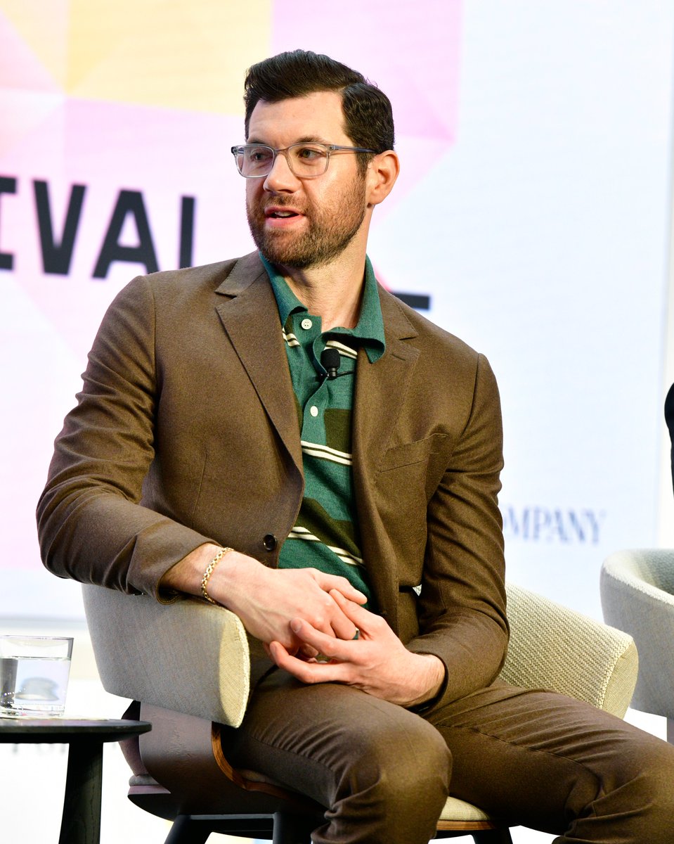 FastCompanyLive's tweet photo. "For so long, LGBTQ people weren't able to play our own iconic roles. 

Most of the time we couldn’t play straight roles, so where does that leave you as an actor?" 

– Actor &amp; producer @billyeichner on his role in @brosthemovie  #FCFestival https://t.co/mGgnXyVeSj