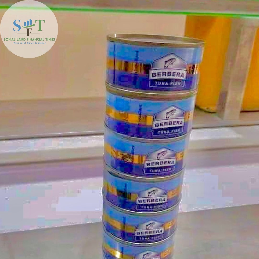 SomalilandFT's tweet photo. Made In Somaliland: 
The first tuna fish produced by SomTuna Fish Factory processed in Berbera, Somaliland. https://t.co/Rp1vgJhyBr