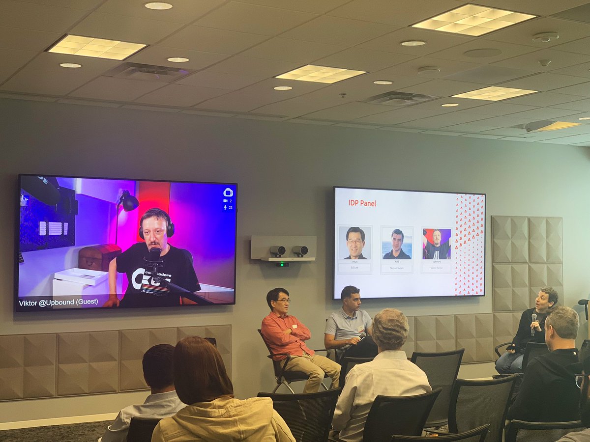 NayDoummar's tweet photo. #ArgoCon2022: Adobe IDP (Internal Developer Platform) panel with @Adobe @awsdevelopers @intuit #SanJose #siliconvalley #adobelife #cloud #developerportal
@vfarcic @nimak @edlee2121 #AyaIvtsan https://t.co/07iyGMbFey