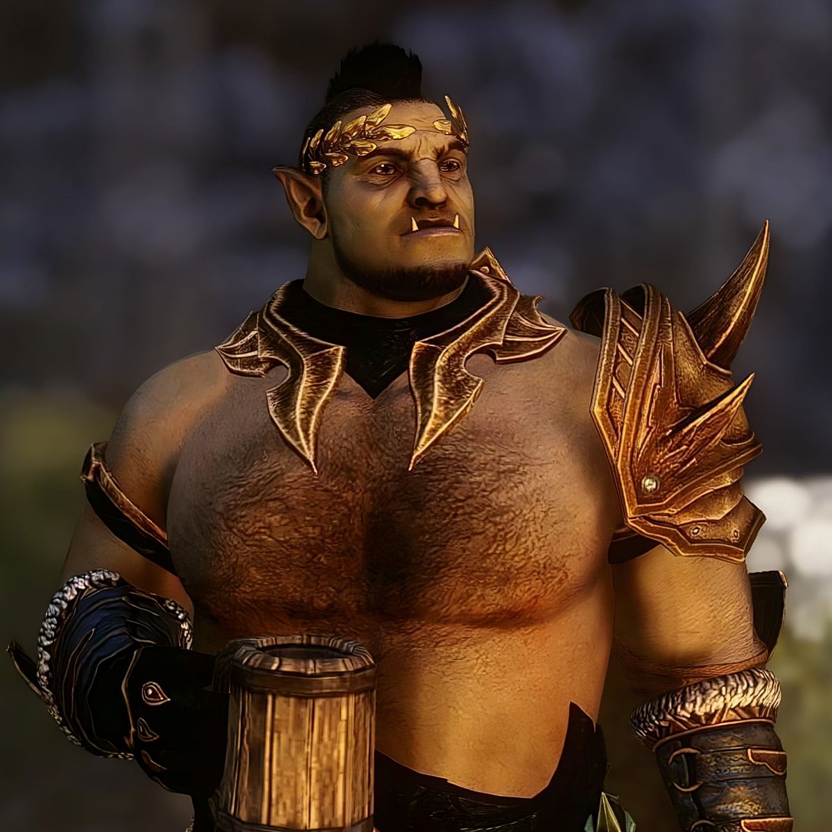 OhSo_Bear's tweet photo. #NewProfiIePic Got a new PC. My orcs never looked better 💪💪💪
#ESO #TESOnline #orc #orsimer https://t.co/ET7tzZO2W7
