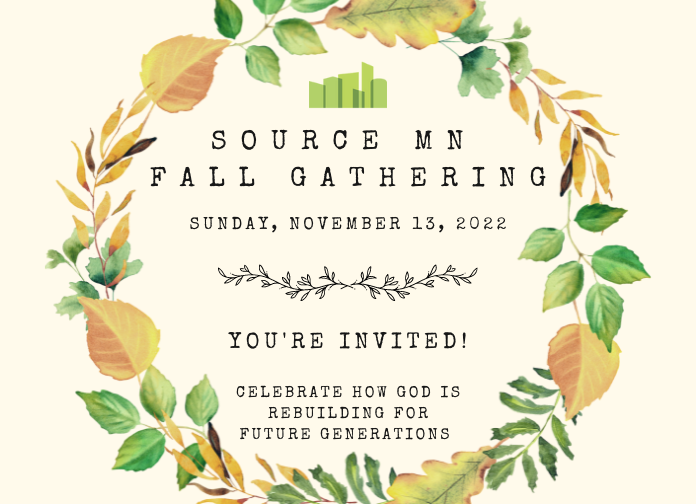 SourceMN's tweet photo. Join us on Nov 13 at our annual Fall benefit, as we celebrate all God is doing through Source! You won’t want to miss hearing the stories of how God is using Source to help Minneapolis rebuild for future generations. For more info and to register, go to https://t.co/gCzSBfnwtk. https://t.co/ujcplvM2rZ
