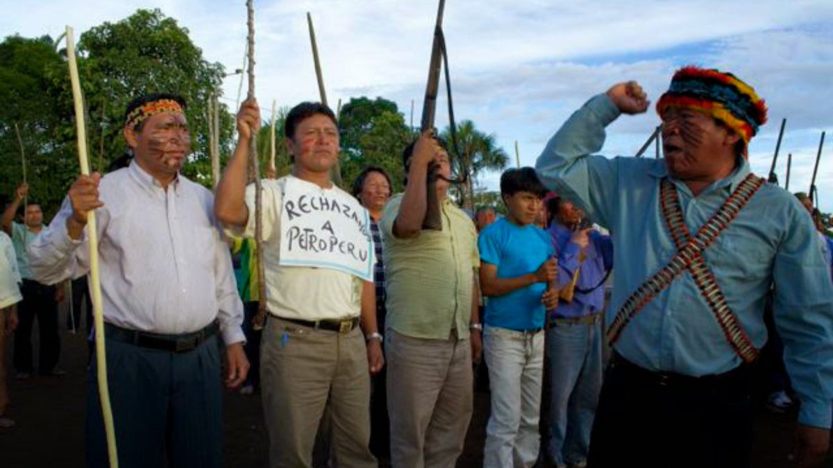 #CancelBlock64: @PeruPetroSA, the Achuar People of the Pastaza (@FENAP_Peru) & the @NacionWampis have rejected oil operations in Block 64. @PetroPeru_sa will not succeed where int'l oil companies have failed. I support the Achuar and Wampis in defense of their territories! https://t.co/XesmlNIn21