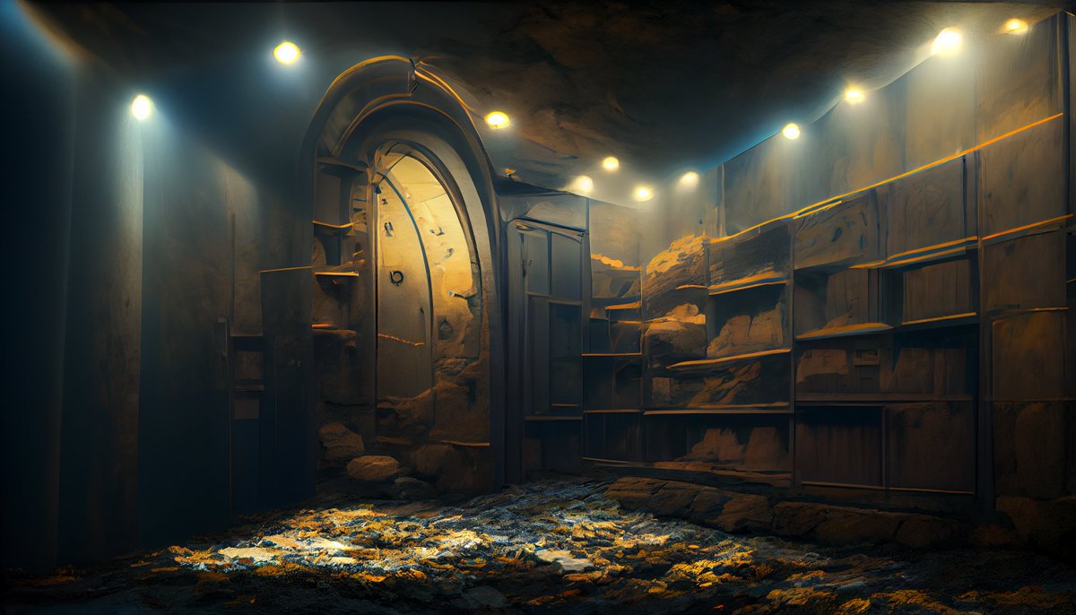 aaronglanfield's tweet photo. bank vault built into the side of a subterranean cliff

#theorbsarchive #conceptart

#midjourney

#fantasyart #scifiart #scifimovies

#digitalart #aiart #aiartcommunity
#vfxartist #vfx #filmmaking
#cinematographerlife #fantasy #scifi #fantasymovie #scifimovies #scifiart #cinema https://t.co/v4zJiUhxn2