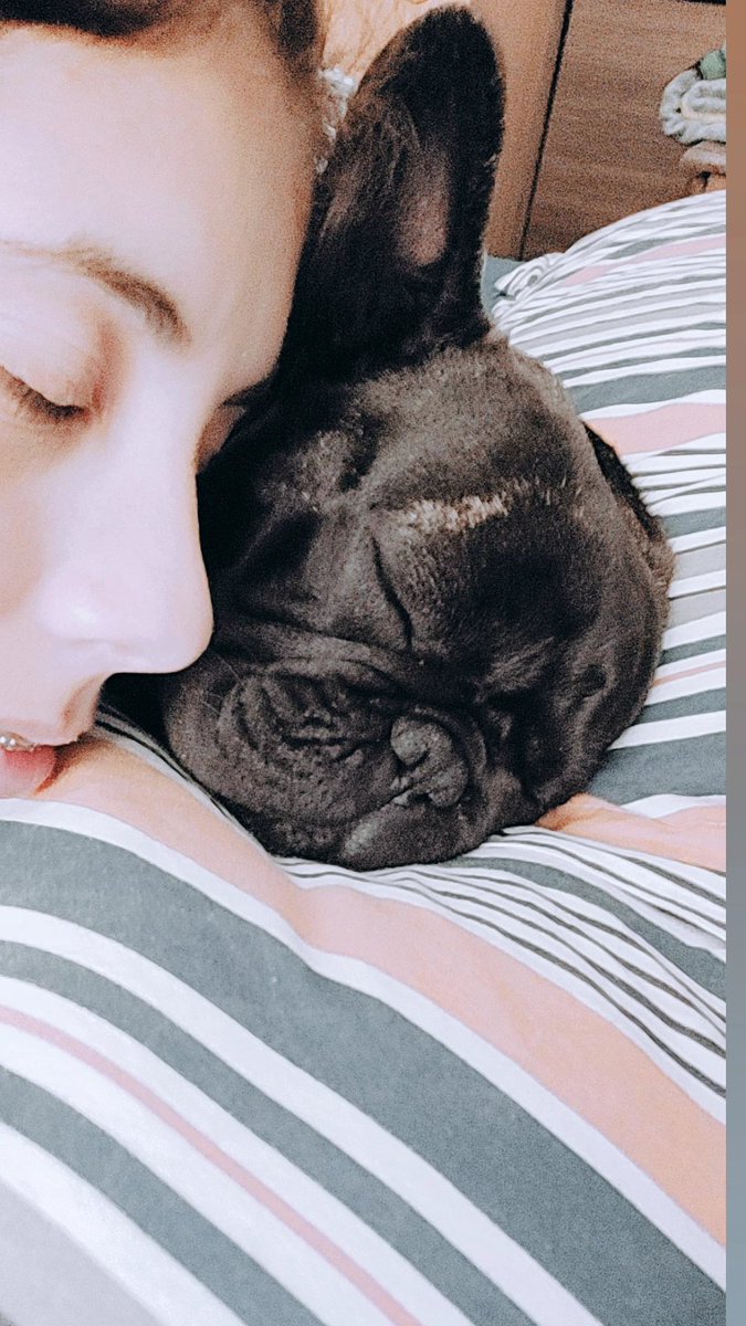 Lluviecita y con la compañía de el ❤️🐶😴