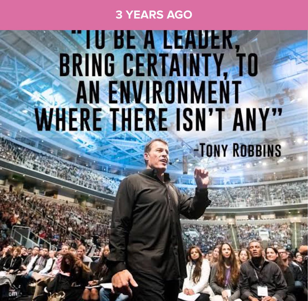 itsF1SKY's tweet photo. I truly adored my time at UPW with @TonyRobbins !!! I have learned so many life lessons that I seek to apply as I lead our school (@RootyHillPS ❤️). This one is especially important in the current educational climate !!! 🙌✨✨ #bepredictable #bringcertainty 🙌✨ https://t.co/E63RXxgDze