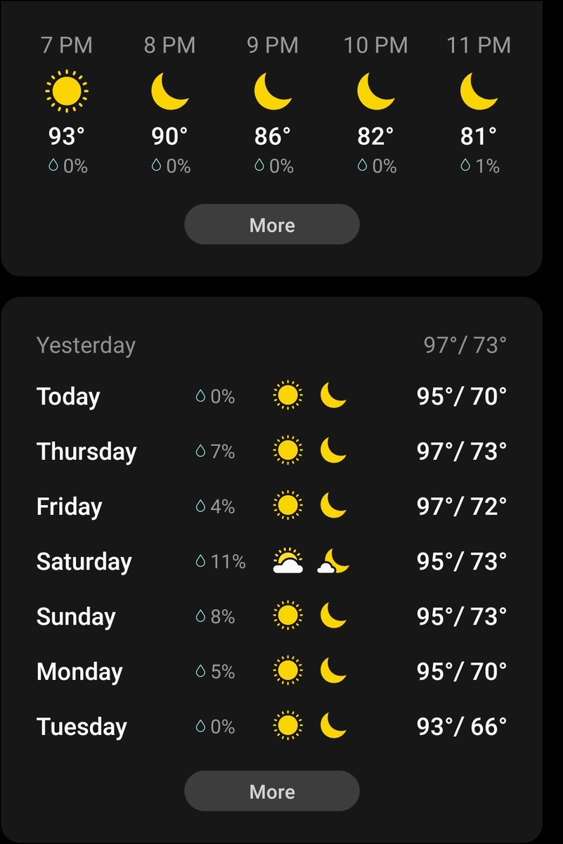 oldgrimy's tweet photo. @ImagineBGP We won't hit your HIGH temp until a couple hours after sundown 😭 https://t.co/GCvTwxA34r
