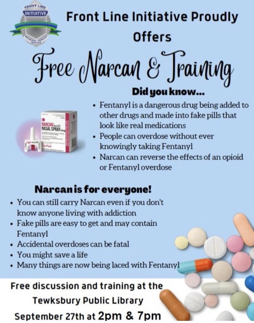 Please join us for this important training as part of Overdose Awareness Month.