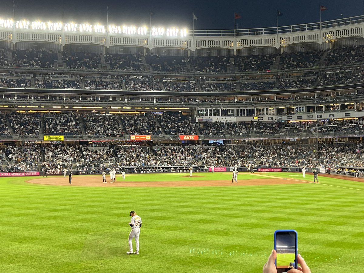 Never been more disappointed by a leadoff double.