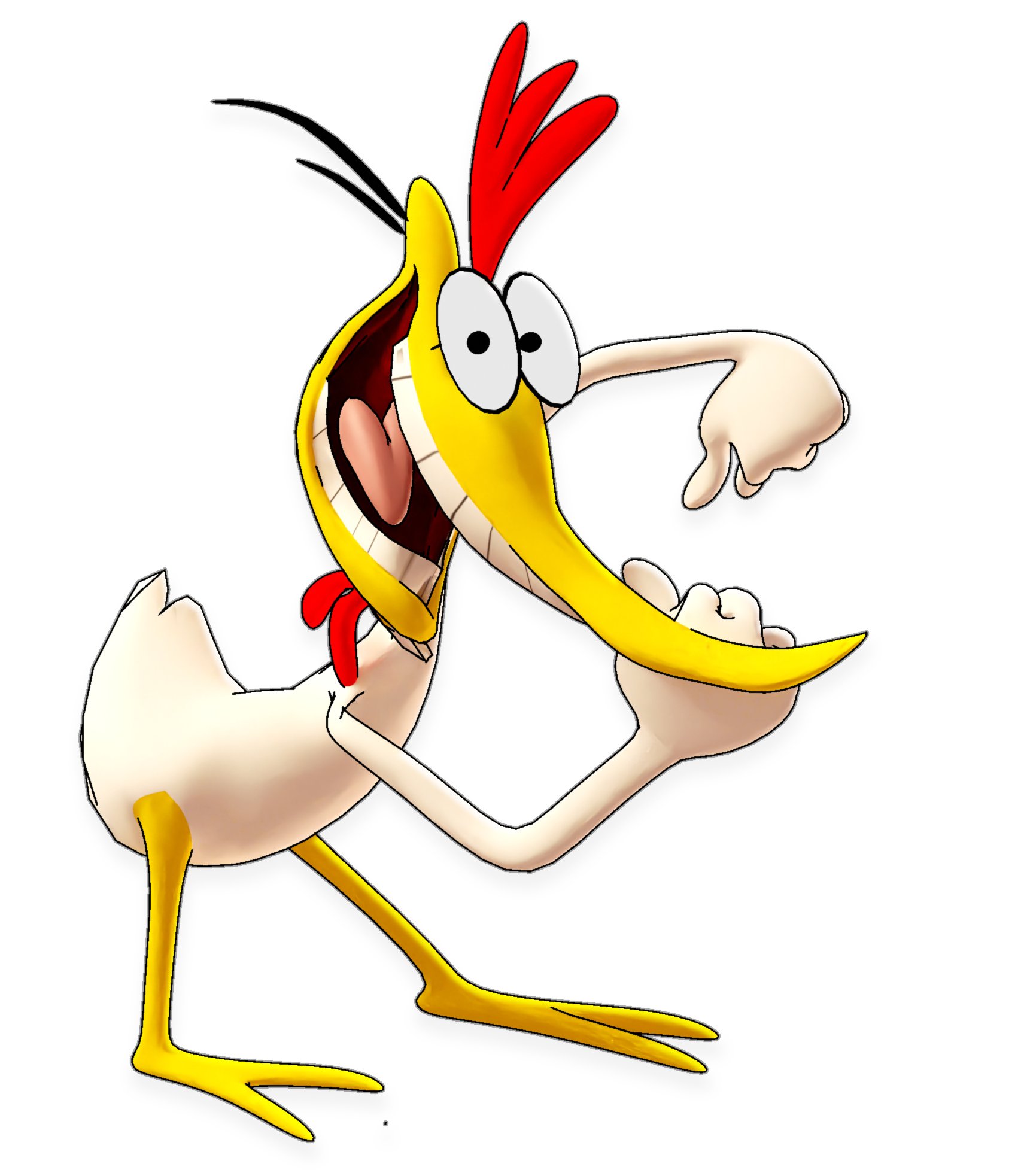 Cow and Chicken Original Color Cel Cartoon Network Signed by ...