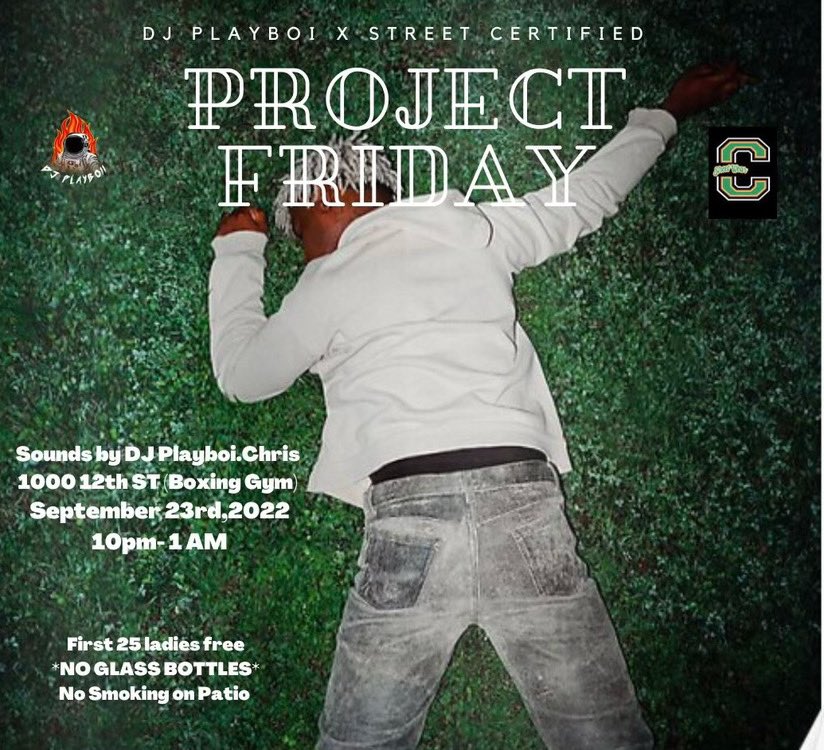 jarad_holliday's tweet image. Only 3 days away from #ProjectFriday‼️🔥

Who knows what going to happen, but bring your livers 😵‍💫🤩

‼️‼️ NO GLASS BOTTLES OR SMOKING ON THE PATIO‼️‼️