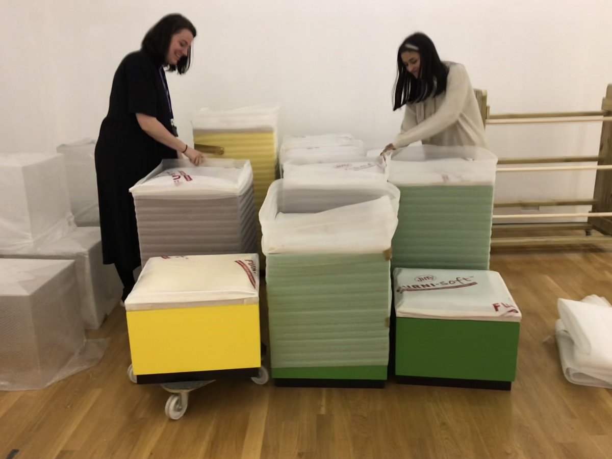 rosglover's tweet photo. Fab #ArtForumGold session tonight working on the plinths for the exciting new #MakingSpaces project! Looking forward to the next session on Wednesday 5 October! If you are aged 16-25 and interested in joining ArtForum @WolvArtGallery #youthprogram email RosalindManasseh@gmail.com https://t.co/IP31tE2sI4