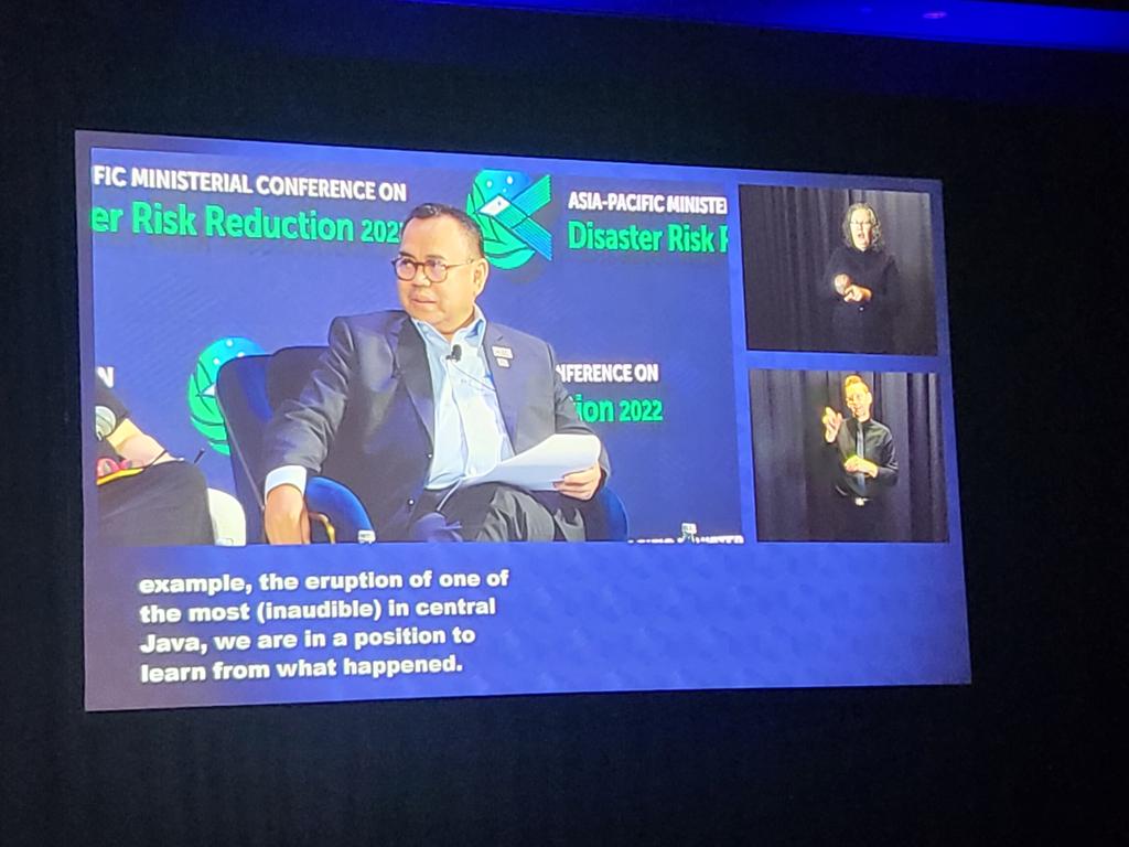 @APMCDRR, Community Knows Best- Reducing Disaster Risk for All. Mr. Sudirman Said, the SG of Indonesia RC Society(PMI) shared what we learned from community,  their wisdom and knowledge when  disaster hit.
Empowering the locally-led DRR actions is critical.