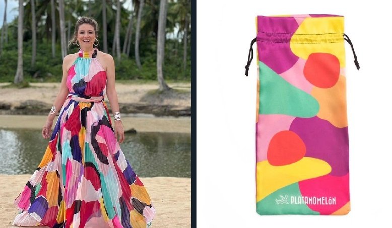 Sandra vestida como las fundas de <a href="/platanomelon/">Platanomelón</a> 
#LaIslaDeLasTentaciones1 
#LaIslaDeLasTentaciones