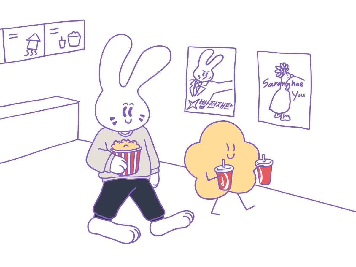 ppapcorn_tinue's tweet photo. #1일1자빱그리기챌린지
영화보러온 빱이랑 콘🐰🍿 https://t.co/ndthm6fcVw