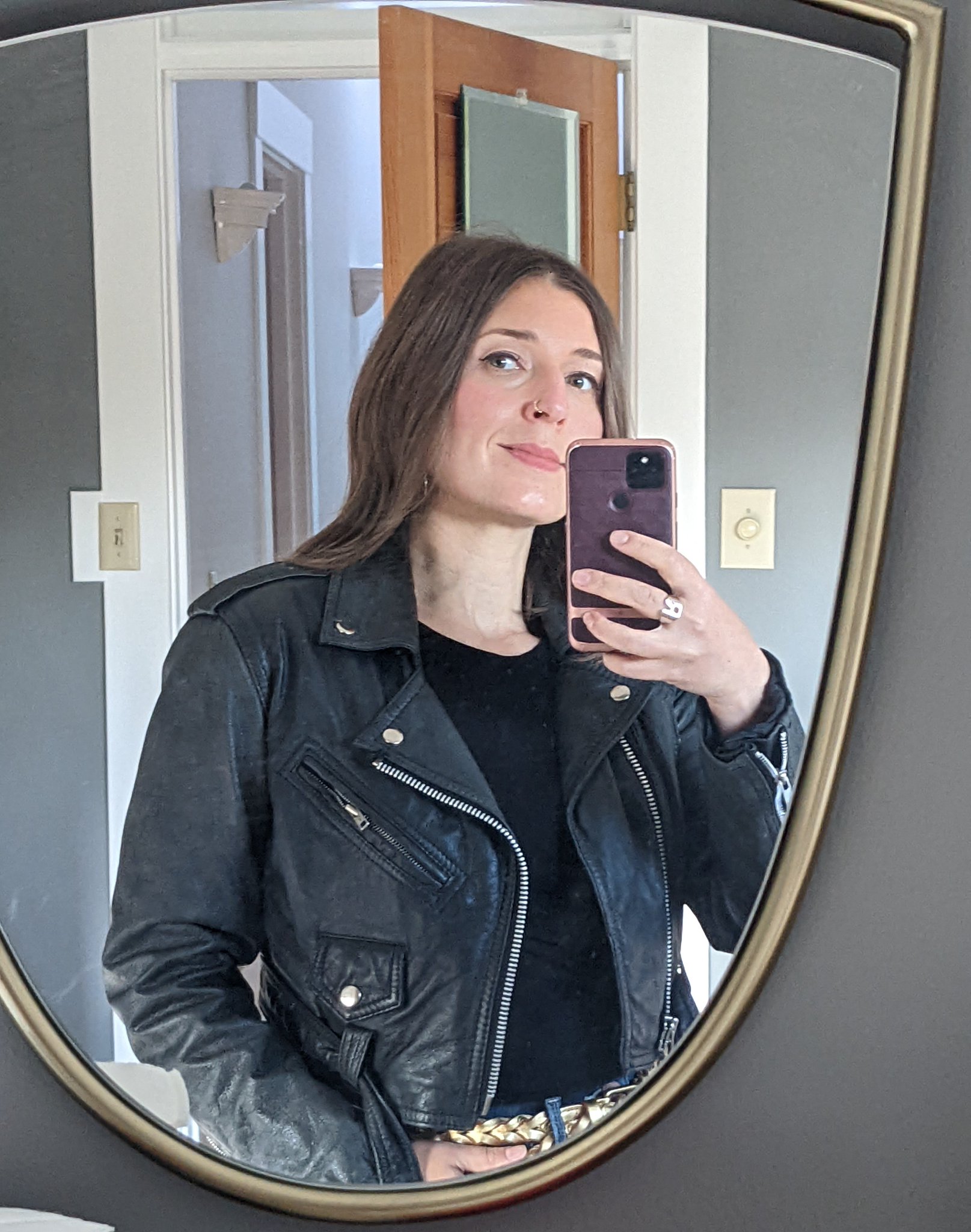 Contempo casuals leather jacket best sale