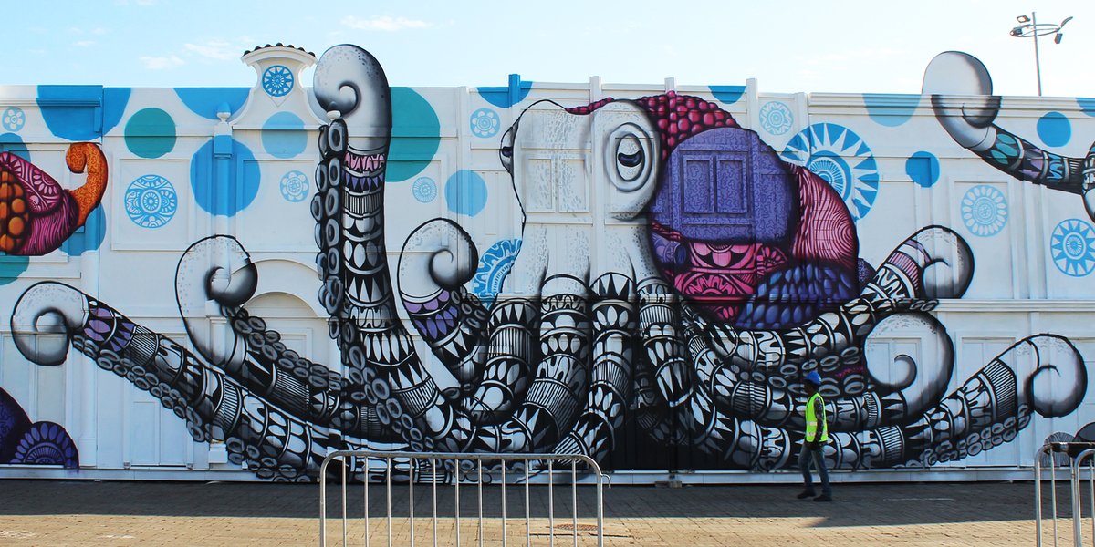 Cadumen's tweet image. Segunda parte do mural no @rockinrio 2022

#cadumen #RockinRio2022  #rockinrio #muralismo #graffiti #StreetArt #RiodeJaneiro