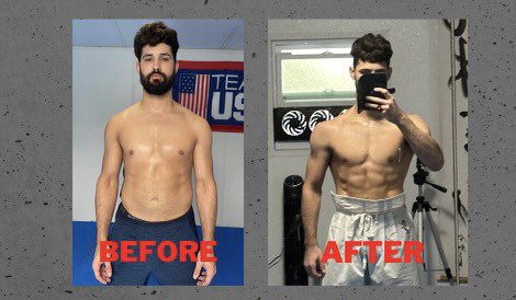 Here is the before and after !! 😆😆😆

6 weeks I’ve Dropped 22 Lbs / 10 Kg !!! 

Picture on Left: August 6th, 2022
Picture on Right: September 19th, 2022