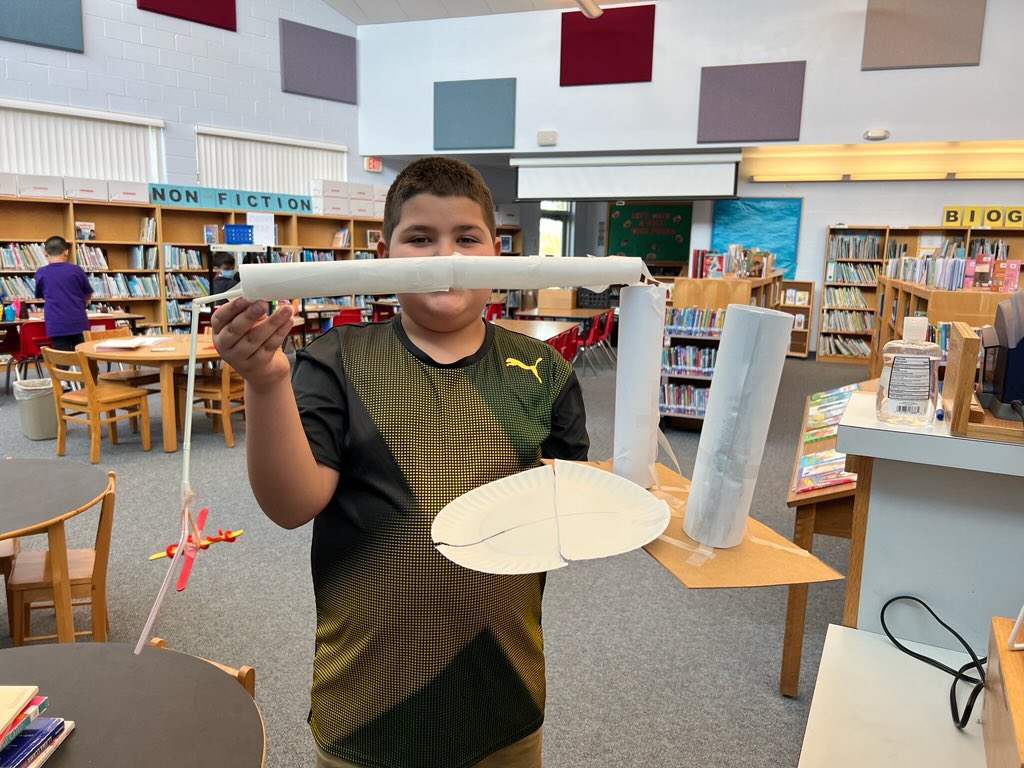 ReadAcrossRISD's tweet photo. This week students from Lotspeich Leadership Academy and San Pedro Fine Arts Academy dreamed big and created their idea of a fun new playground structure in the library makerspace.  #RISDlibraries #FutureEngineers #Makersgonnamake https://t.co/Pws0JqAA4e