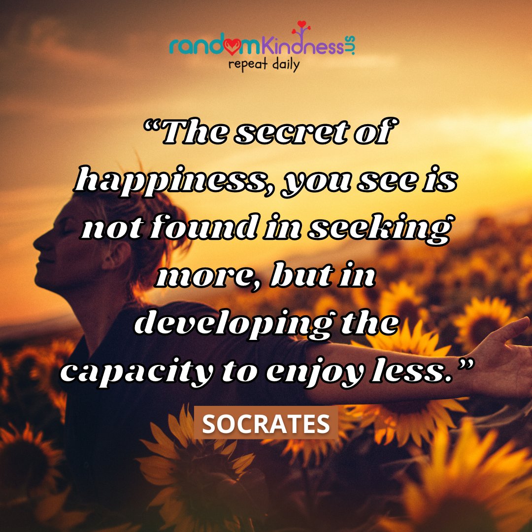 RandomKindnessU's tweet image. Contentment is the key to happiness. 💯

RandomKindness.Us
--
#contentmentisthekeytohappiness #becontent #enjoywhatyouhave #lifeofcontentment #truehappiness #gratitude #gratefulnesshabit #gratitudequotes #gratitudeattitude