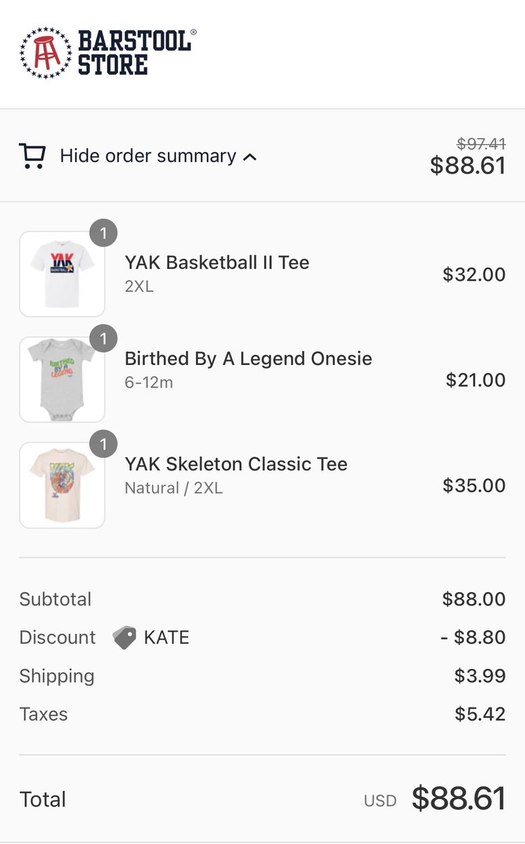 rcsutton09's tweet photo. @katebarstool #gokatego https://t.co/SC3qmFcZiU
