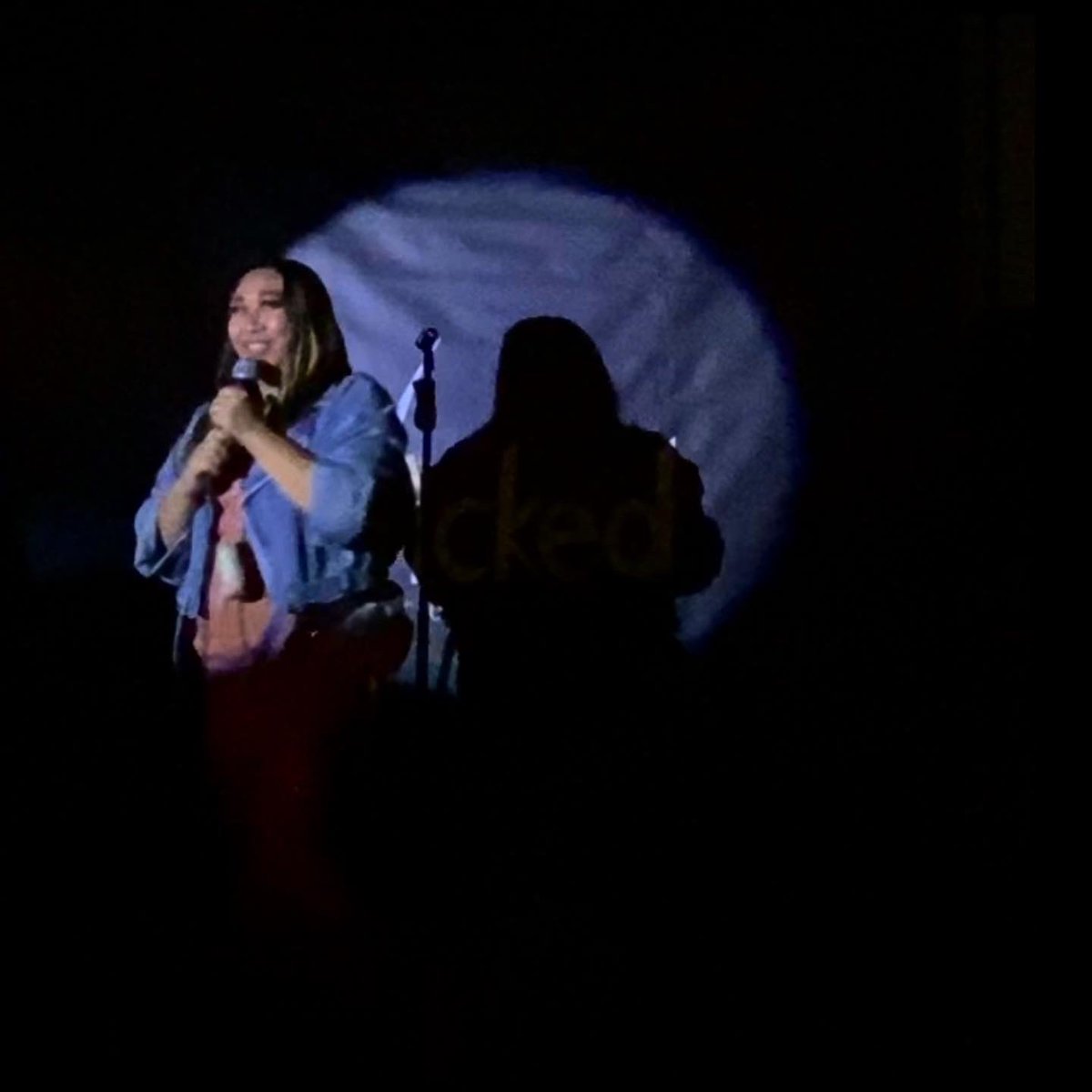 DavineDC's tweet photo. I put some high heels on my face today and worked out some brand new bits at Wicked Comedy‘s brand new mic in Fairfax. 

#lashes  #comedyshow #newmic #newbits #comedy #standupcomedy https://t.co/DyjycGBWmb