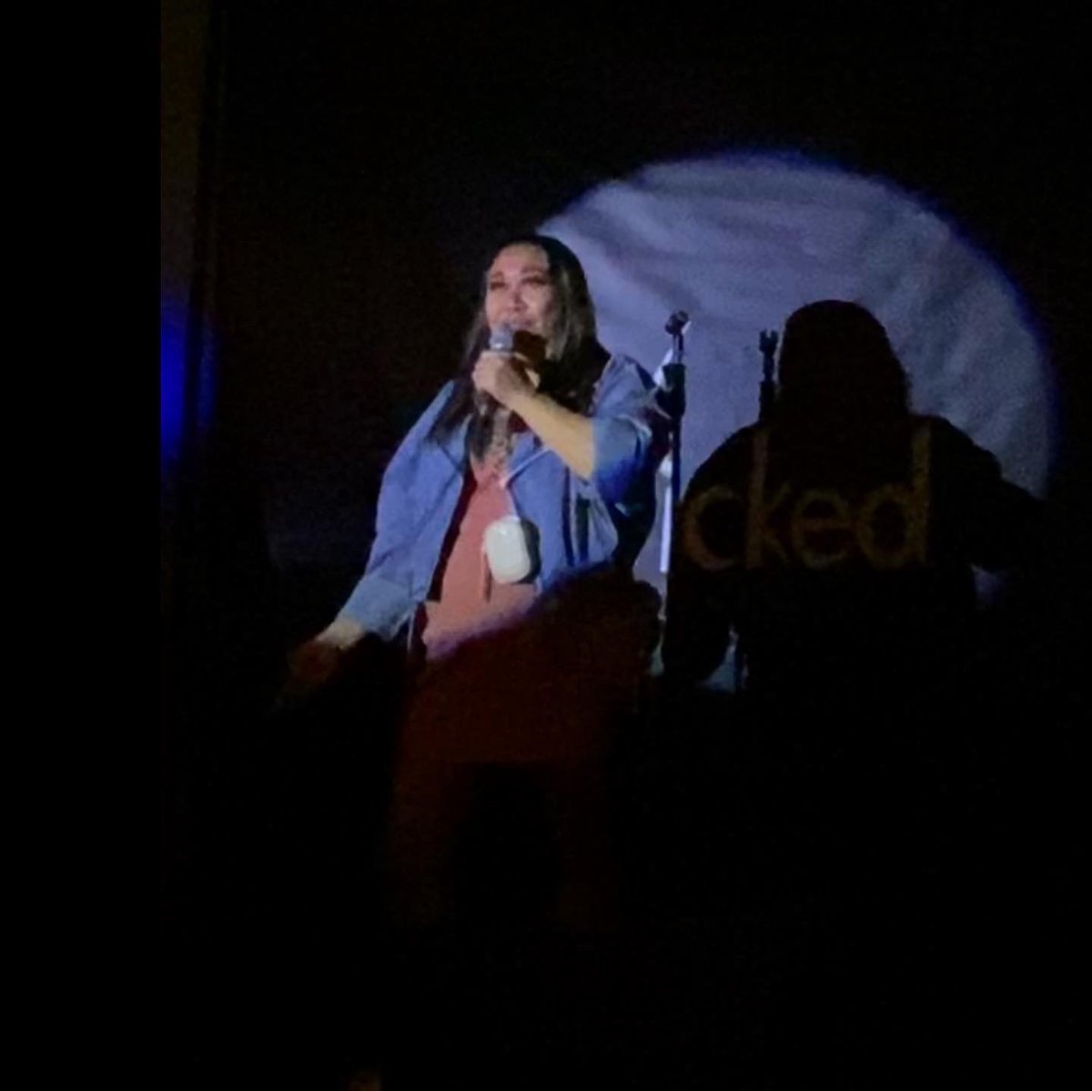 DavineDC's tweet photo. I put some high heels on my face today and worked out some brand new bits at Wicked Comedy‘s brand new mic in Fairfax. 

#lashes  #comedyshow #newmic #newbits #comedy #standupcomedy https://t.co/DyjycGBWmb