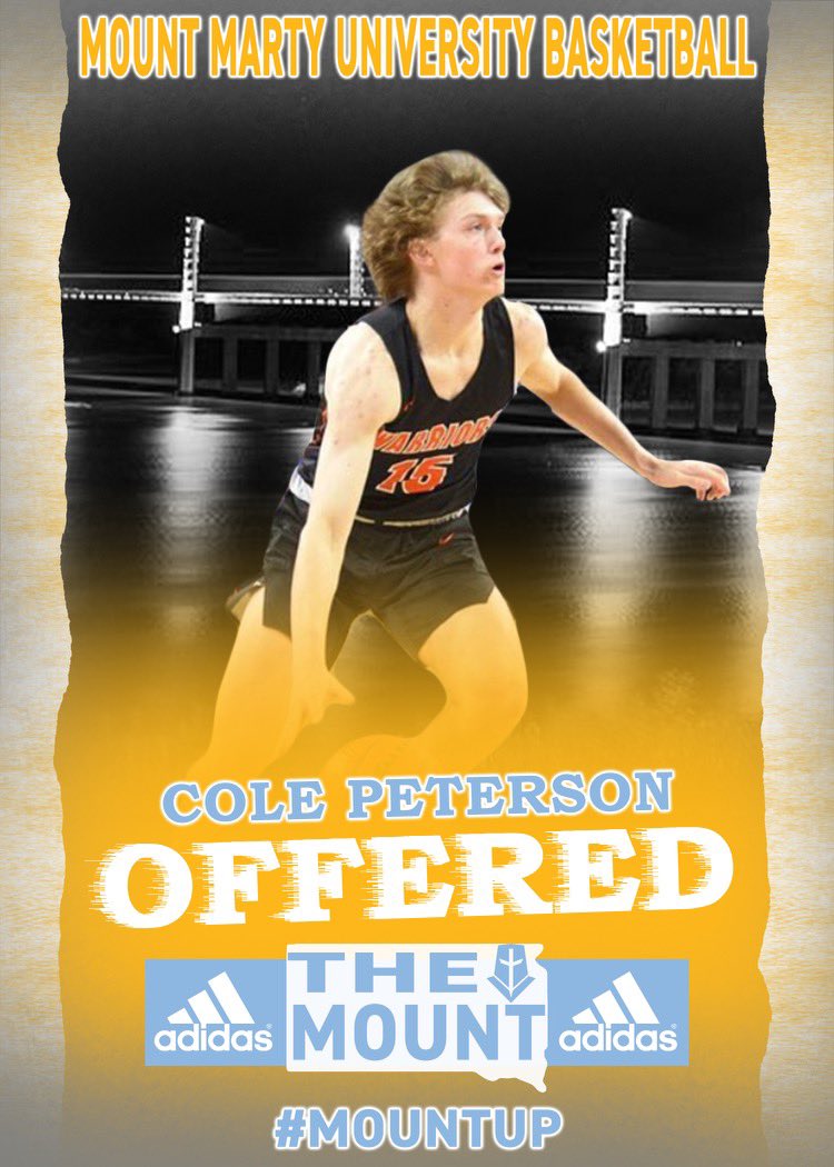After a great visit I am excited to announce I have received an offer to continue my academic and athletic career at Mount Marty! A big thanks to <a href="/CollinAuthier/">Collin Authier</a> @CoachJHalligan and <a href="/dillon_gross/">Dillon Gross</a> for having me today!