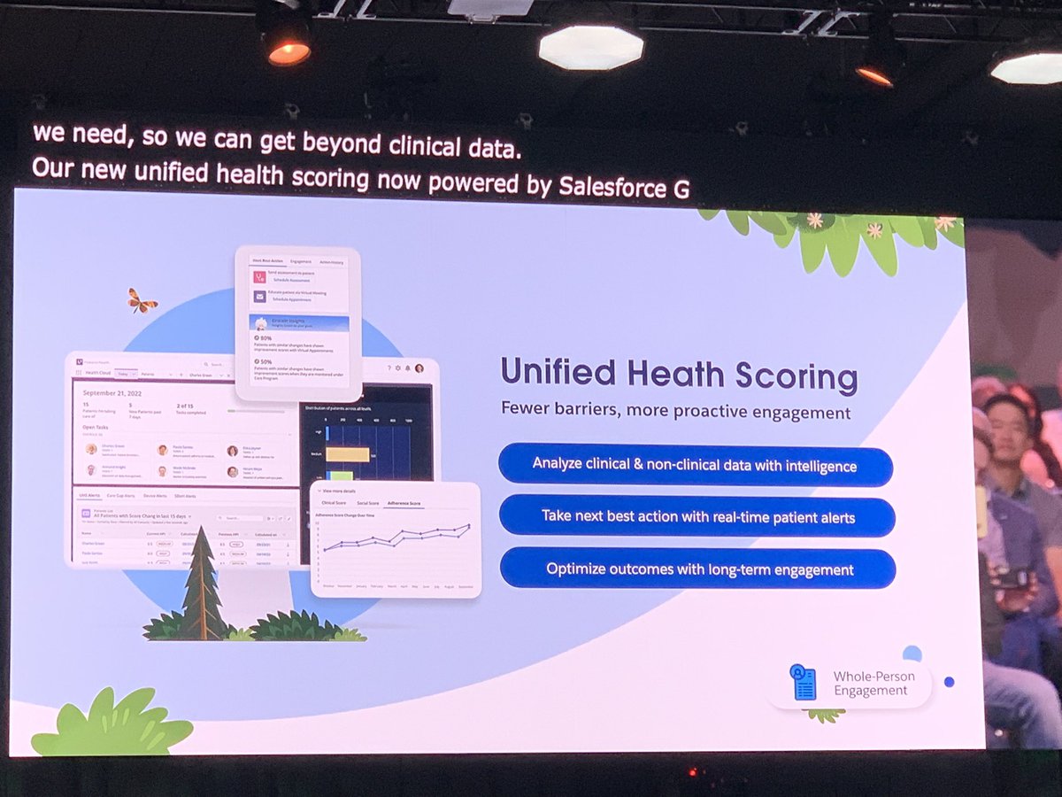 jessdamassa's tweet photo. Here’s what’s BRAND SPANKING new for @salesforce #healthcare now that #SalesforceGenie adds real-time data. Launched @Dreamforce #df22 by @LaShondaInTech &amp; team. #salesforcepartner https://t.co/M4WuoeoWCZ
