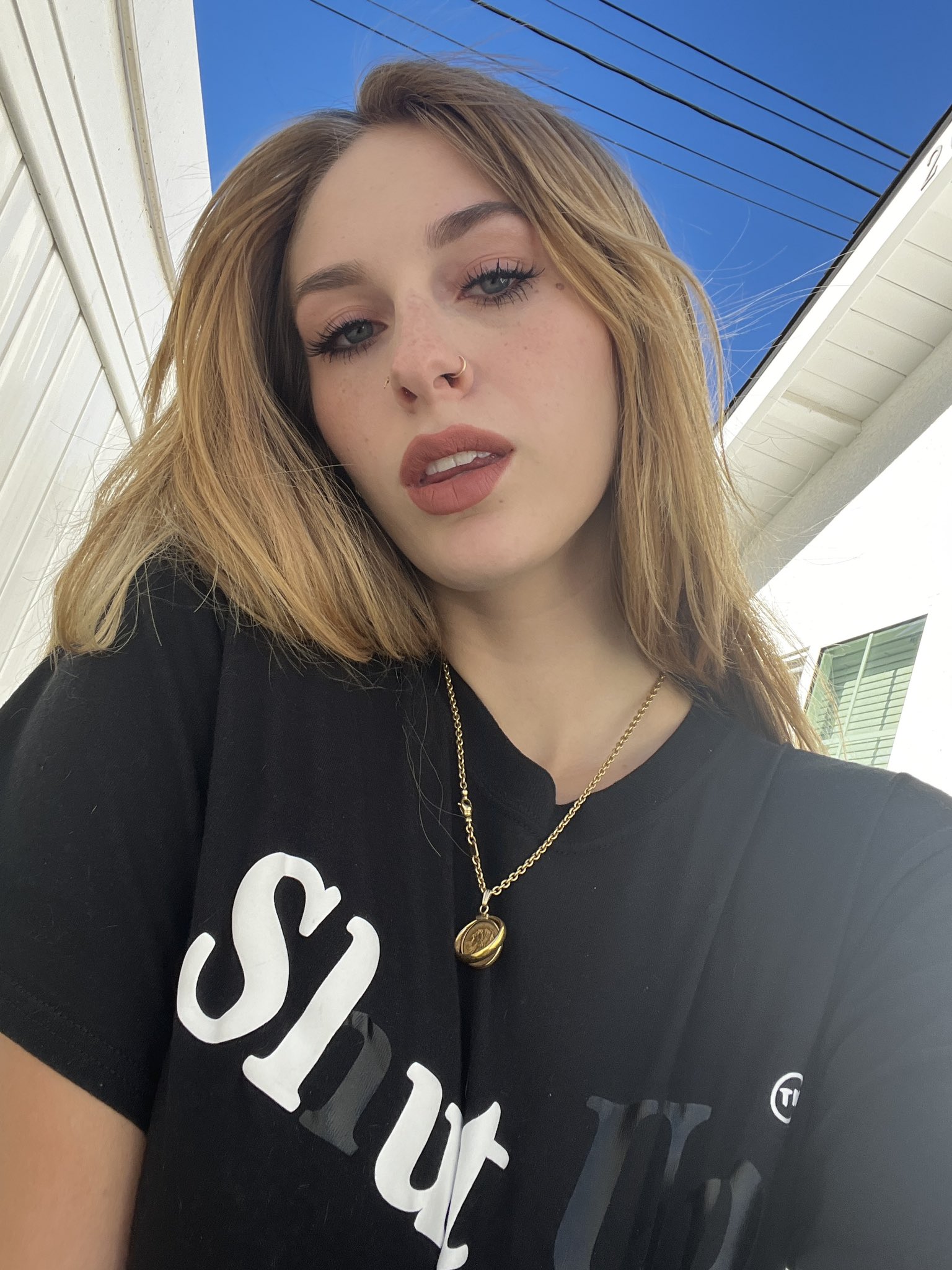 TW Pornstars - 2 pic. Angel Youngs😇. Twitter. Slut up or shut up 🤐 Shirt by @JN1C333. 11:53 PM