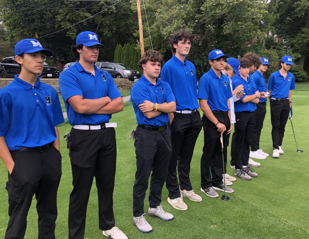 MHSRangerGolf's tweet photo. A tough fought win for #RangerGolf today at Lowell 12.5-7.5. Winners for Methuen included Zach Moon (2&amp;1) Conor Mottram (3&amp;1) Quinn Ronan (1 up) Aiden Cashman (1 up) and Cody Incropera (4&amp;2). Good work boys. @methuensports https://t.co/XTuRUuxy3D