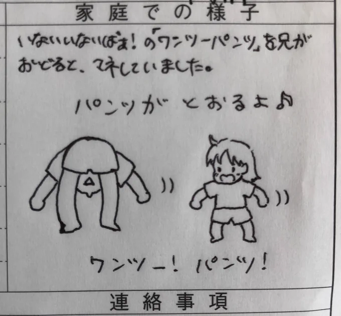 最近の連絡帳✍🏻☺️
 #みーちゃん育児日記 