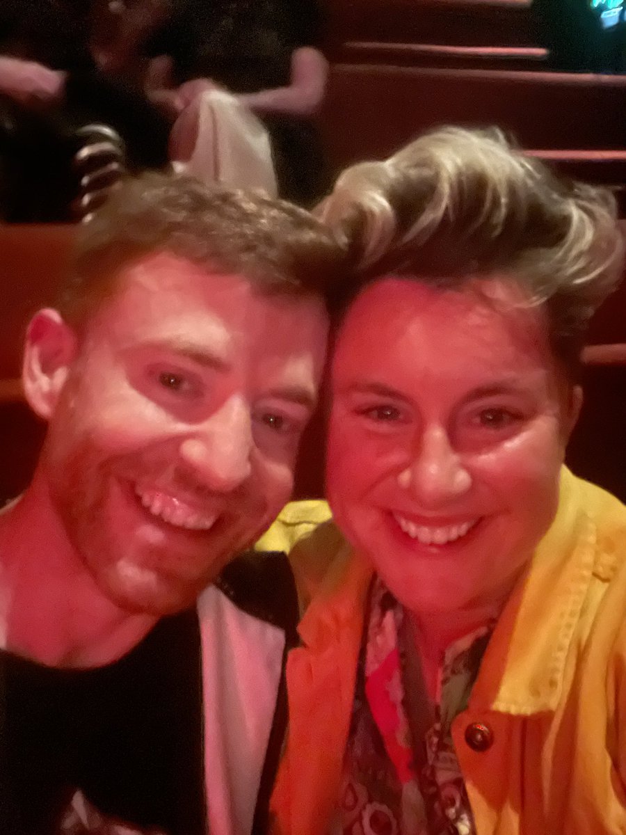 KateBHdj's tweet photo. Two very smiley heads after seeing #OliverCromwellIsReallyVerySorry @dublinfringe such an original and uproarious musical @xnthony @kilikins https://t.co/M1XFXmMAYt