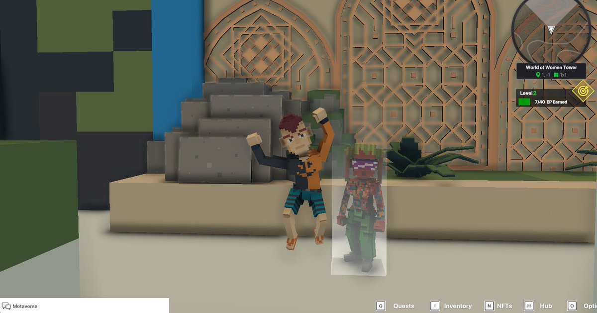 kims65673's tweet photo. @TheSandboxGame @worldofwomennft I just participated in the #SandboxAlphaS3Giveaway for a chance to win 500 SAND! Found the hidden room in World of Women Tower, check out my screenshot below!
👇 https://t.co/IZx3iuPHrW