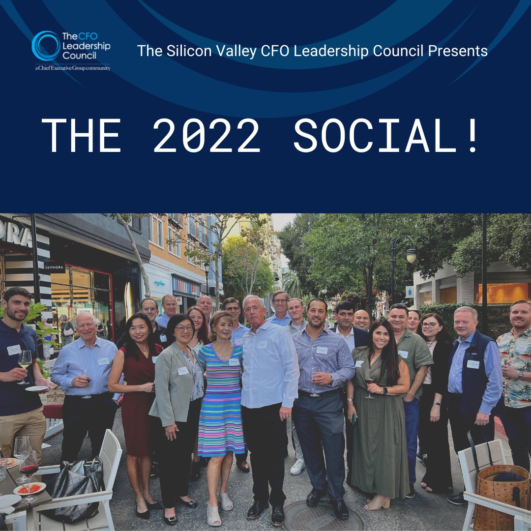 CFOLeader's tweet photo. Give it up for the Silicon Valley CFOLC tribe for another great social. Great seeing everyone!
#CFO #CFOLC #CFOKnow #CFOGrow #SVCFO #SiliconValleyCFO
@tipalti @Newmark @NetSuite https://t.co/aGr1sliLnT