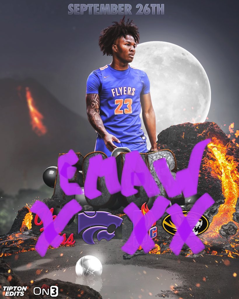 GarthGardiner's tweet photo. Hey, @macaleab - we’re STILL here - WAITING 😈 on you!!!  Let’s make your Birthday (September 26) 🎂the BEST one YET!!!  Come be a WILDcat!!! 💜🏀🔥💜  #EMAW #Elevate https://t.co/PW4WJTRjUa