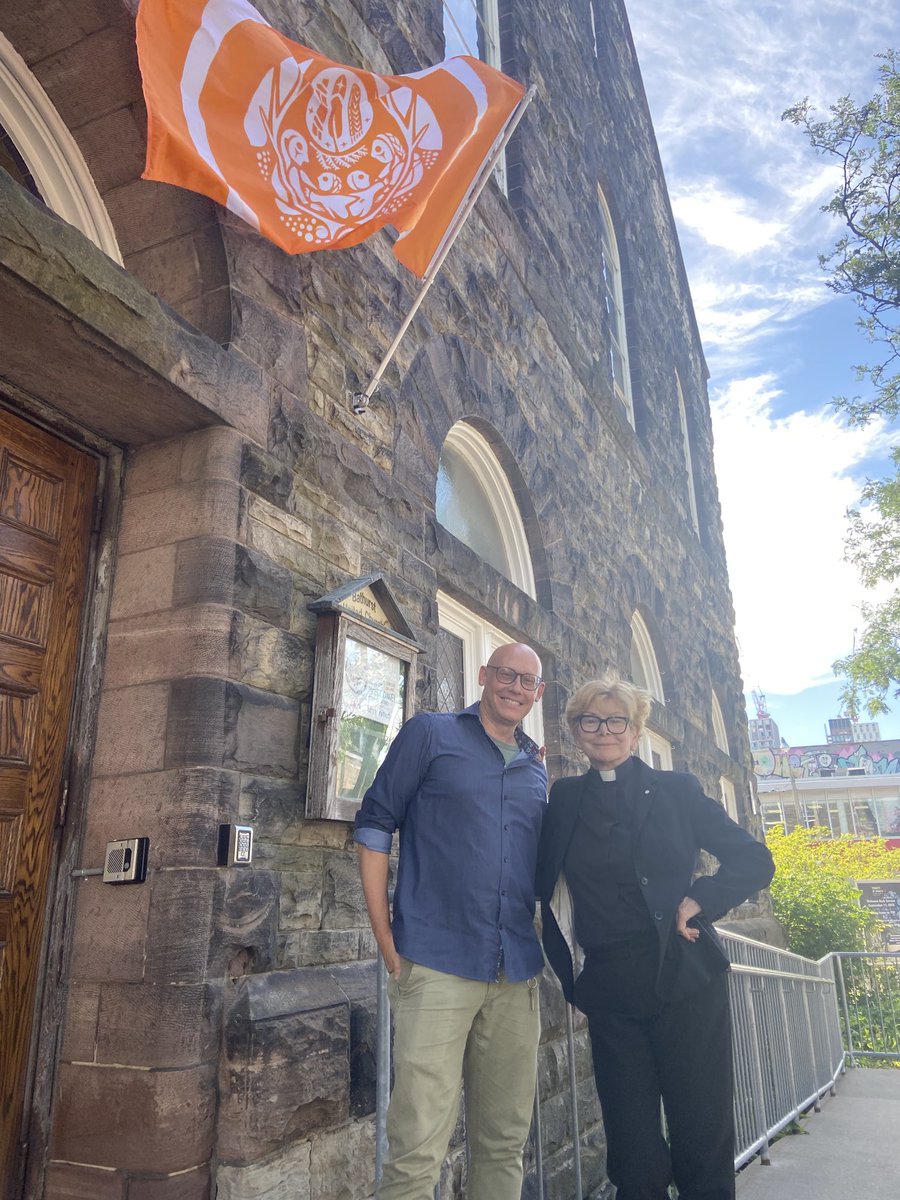 CheriDiNovo's tweet photo. It’s #OrangeShirt week and Sunday. The flag is up #IndigenousRight a https://t.co/72z7uIW2MT