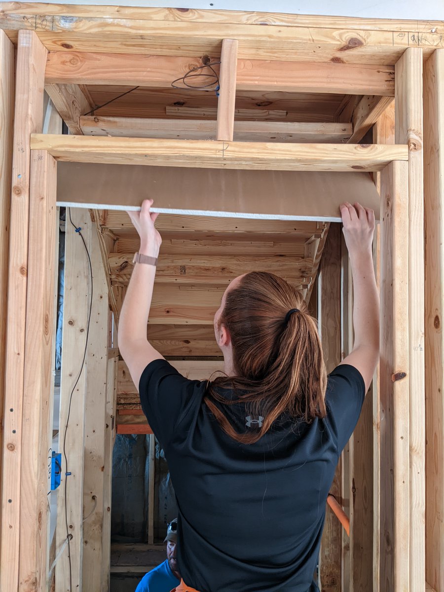 HabitatChes's tweet photo. It's Day 1 of our September #FallBuild with @StanleyBlkDeckr! We had an impressive group of #volunteers turn out today, who tackled exterior painting, drywall, and drylocking in the basement of one of our NEW #homes on Ward Street! ππ https://t.co/4NTAPHrgiE